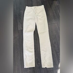MOTHER Women's Cream Jeans